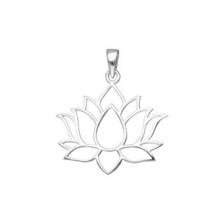 Colgante de Plata 925 Flor de Loto | Joya Simbólica y Elegante | Silverglam