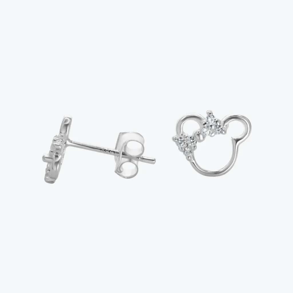 Aros de Plata 925 Modelo Minnie Mouse Circones