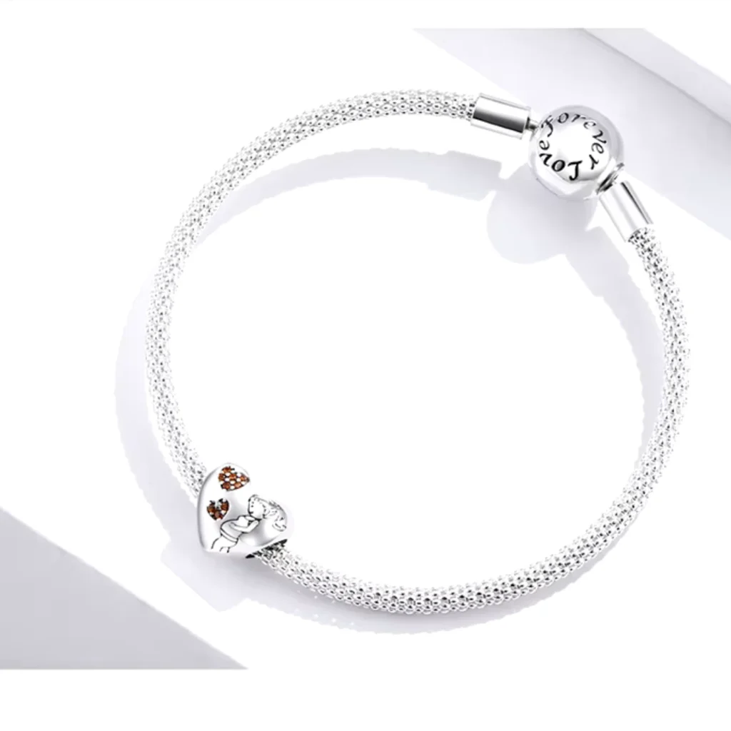 Charm Diseño Mamá Corazones con Circones
