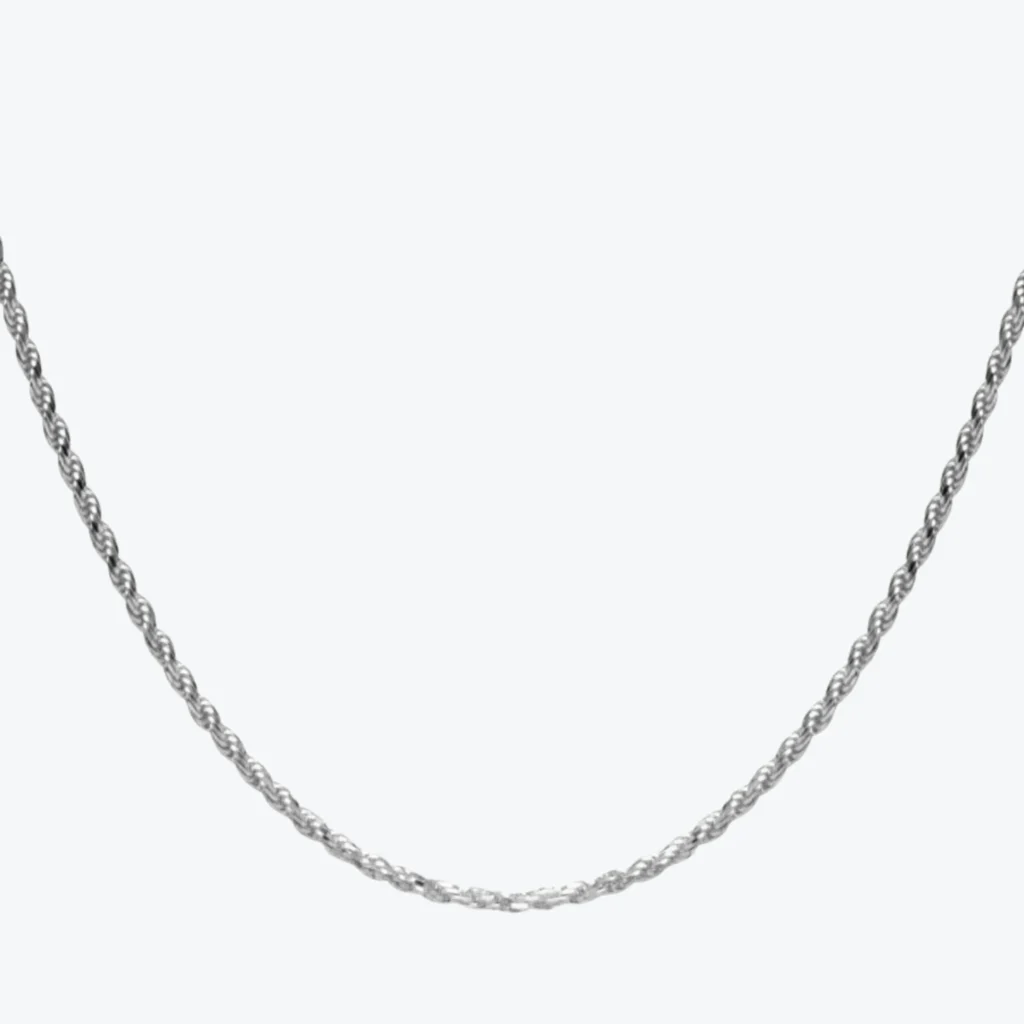Cadena de Plata 925 Tourbillon 1 mm 50 cm
