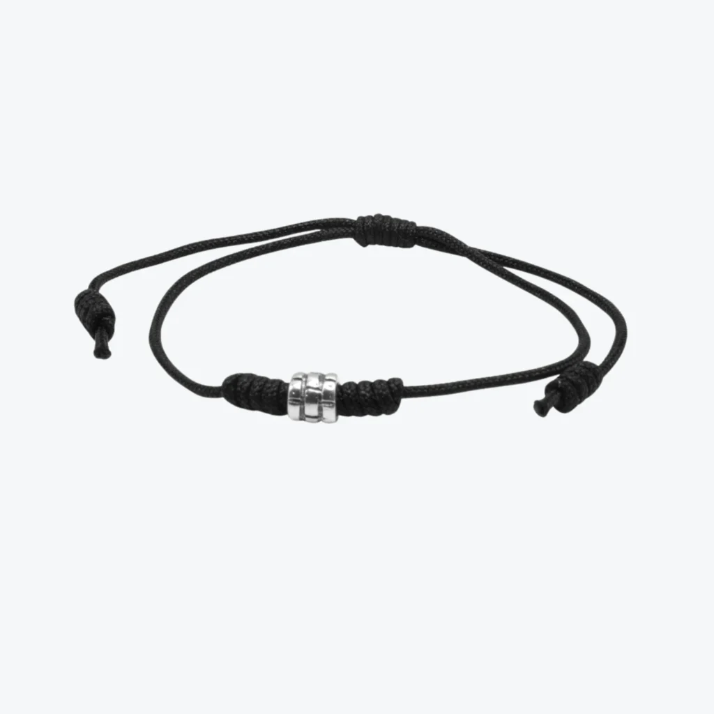 Pulsera de Plata 925 Hilo Negro
