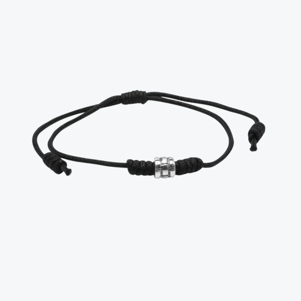 Pulsera de Plata 925 Hilo Negro