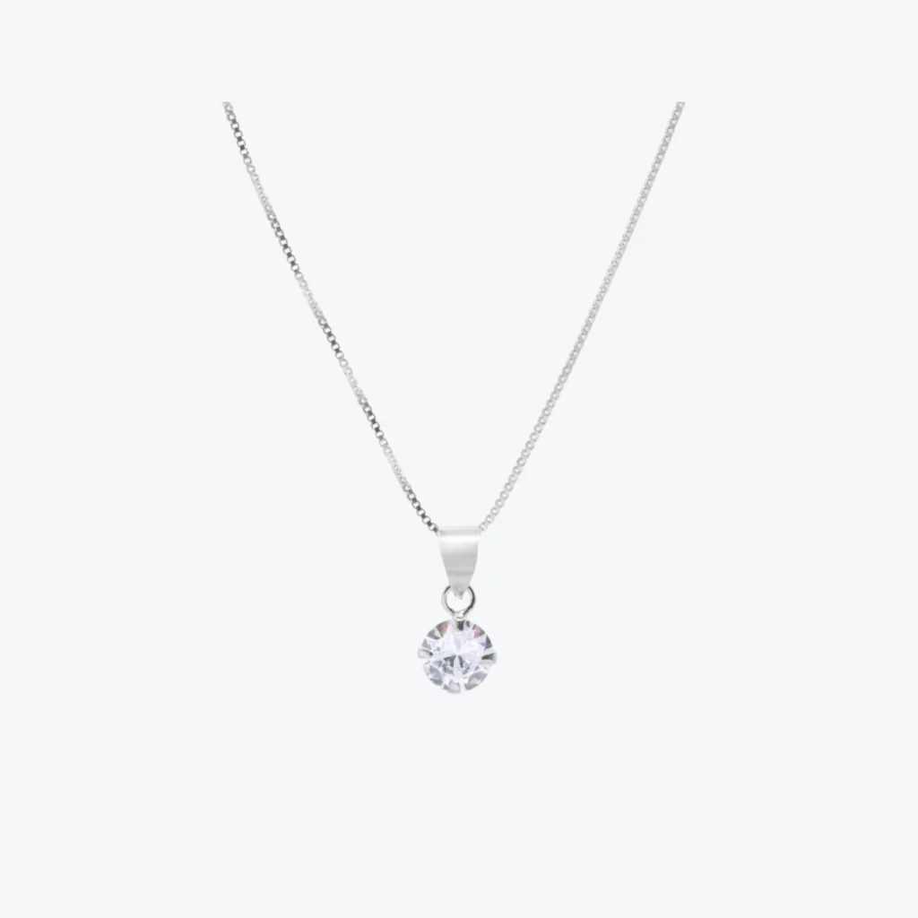 Collar de Plata 925 Punto de Luz