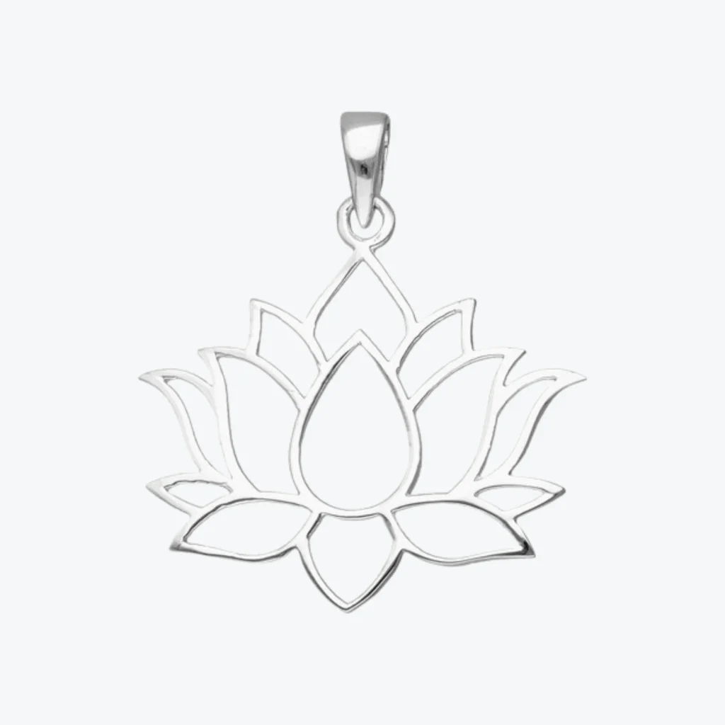 Colgante de Plata 925 Flor de Loto