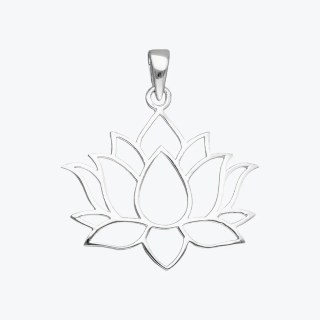 Colgante de Plata 925 Flor de Loto