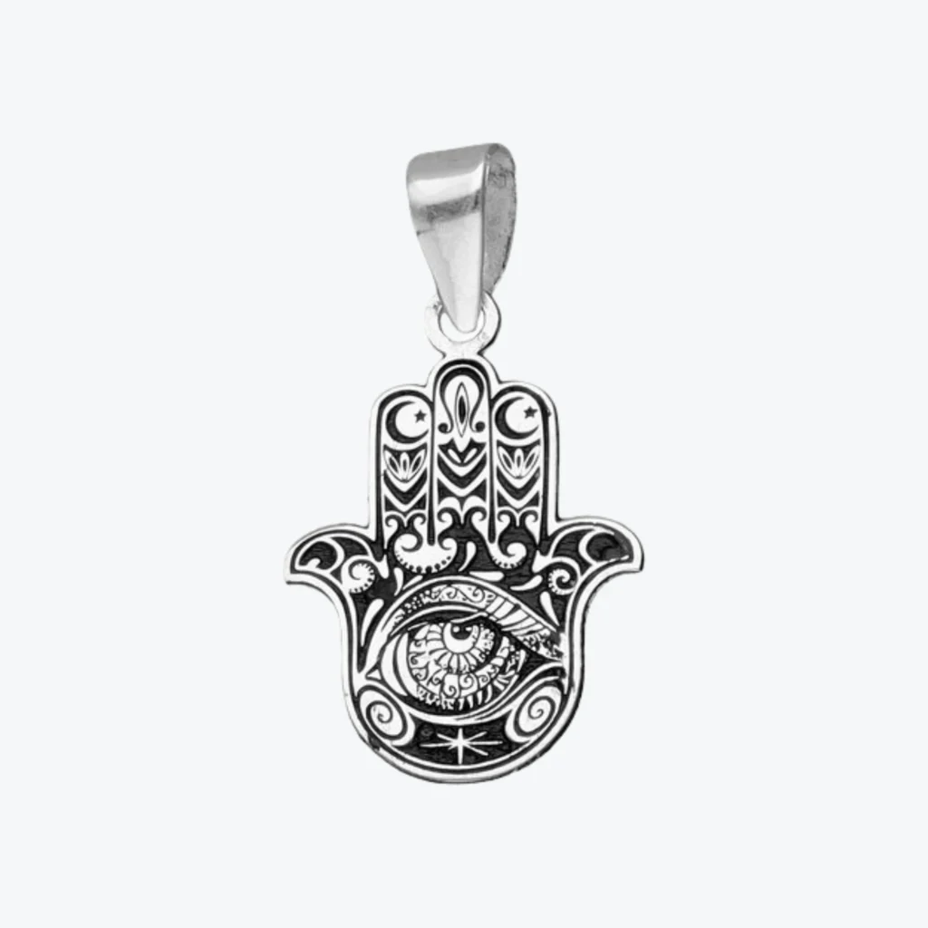 Colgante de Plata 950 Mano de Fátima