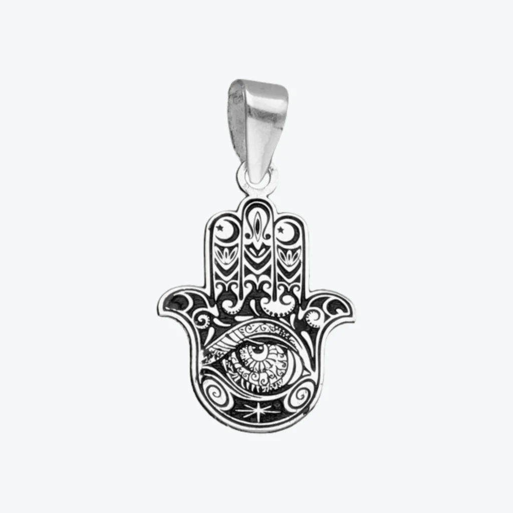 Colgante de Plata 950 Mano de Fátima