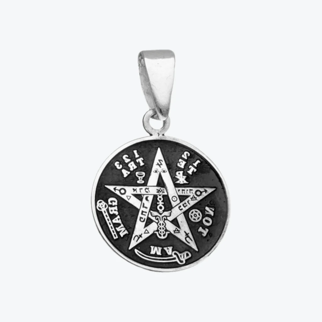 Colgante de Plata 950 Amuleto Tetragrámaton