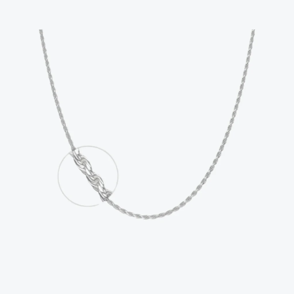 Cadena De Plata 925 Turbillon 1.2 mm 60 cm