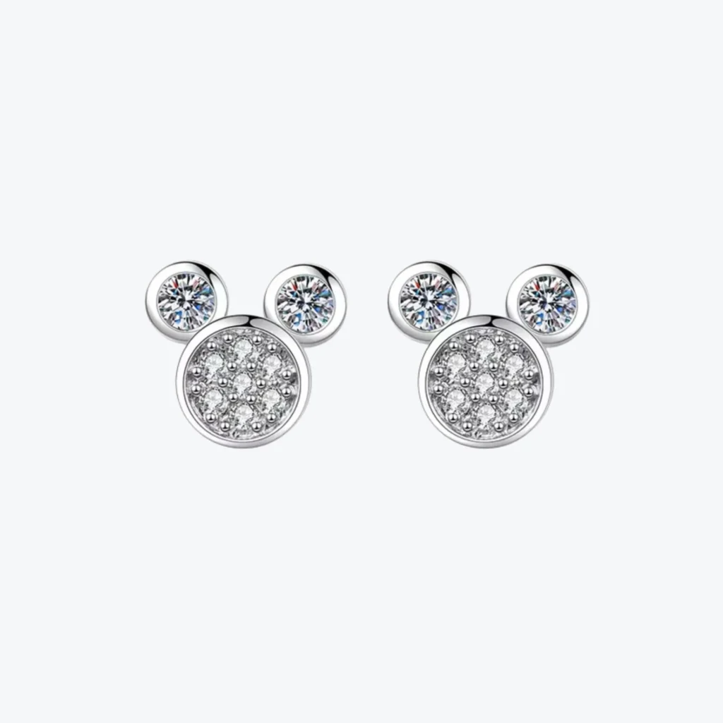 Aros de Acero Mickey con Circones