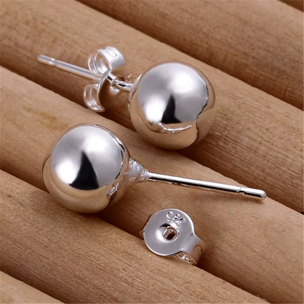 Aros de Plata 925 Redondos Lisos