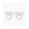 Aros De Plata 925 Minnie Mouse con Circones Mejorada