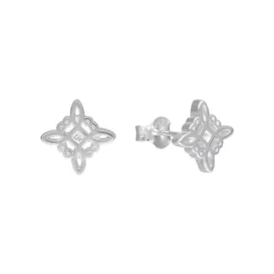 Aros De Plata 925 Nudo de Brujas 10 mm Derecha