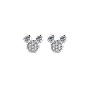 Aros de Acero Mickey con Circones