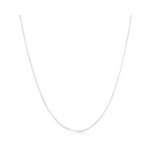 Cadena Plateada Tipo Serpiente