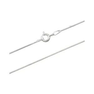 Cadena de Plata 925 Cola de Ratón Redonda 60 cm