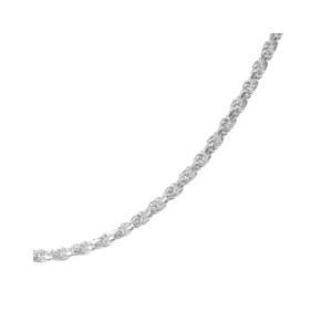 Cadena de Plata 925 Tourbillon 1 mm 50 cm Derecha