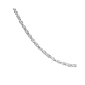 Cadena de Plata 925 Tourbillon 1 mm 50 cm Izquierda