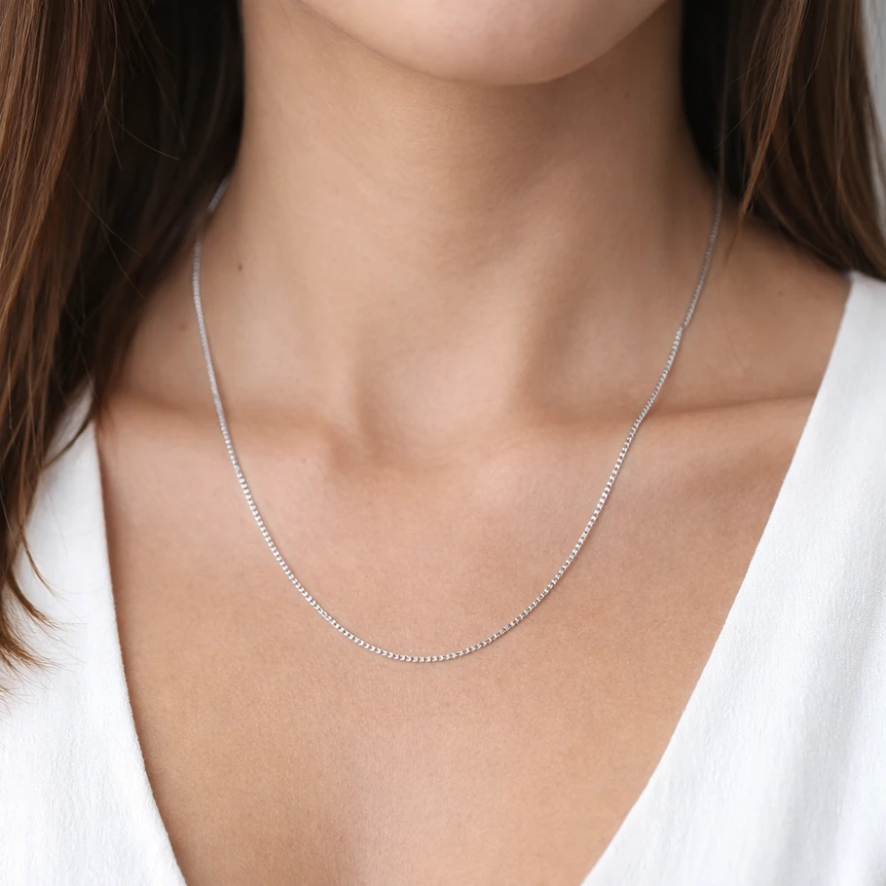 Cadena de Plata 925 Veneciana 45 cm Modelo Cadena de Plata 925 Veneciana 45 cm Modelo