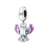 Charm Colgante Plata Personajes Stitch