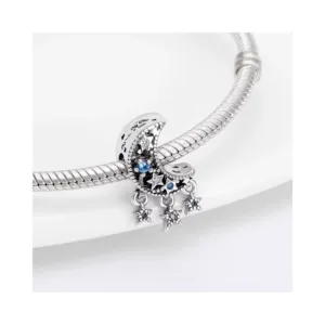 Charm Luna y Estrellas Colgantes con Circones Pulsera