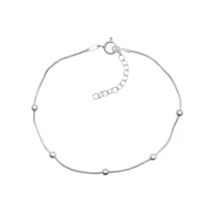 Pulsera De Plata 925 Cadena Cola De Topo