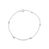 Pulsera De Plata 925 Cadena Punto Con Óvalos