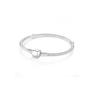 Pulsera Plata Para Charms o Dijes Frontal