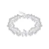 Pulsera Plateada Tipo Uvas Colgantes