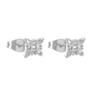 Aros De Plata 925 Nudo De Brujas