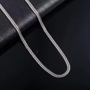 Cadena Acero Miami Cuban 3 mm Fondo