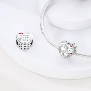 Charm Corazón Amor de Madre Pulsera
