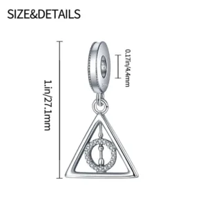 Charm Dije Símbolo de las Tres Reliquias Detalles