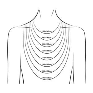Cadena Tipo Serpiente Color Plateado 0.9 mm Medidas
