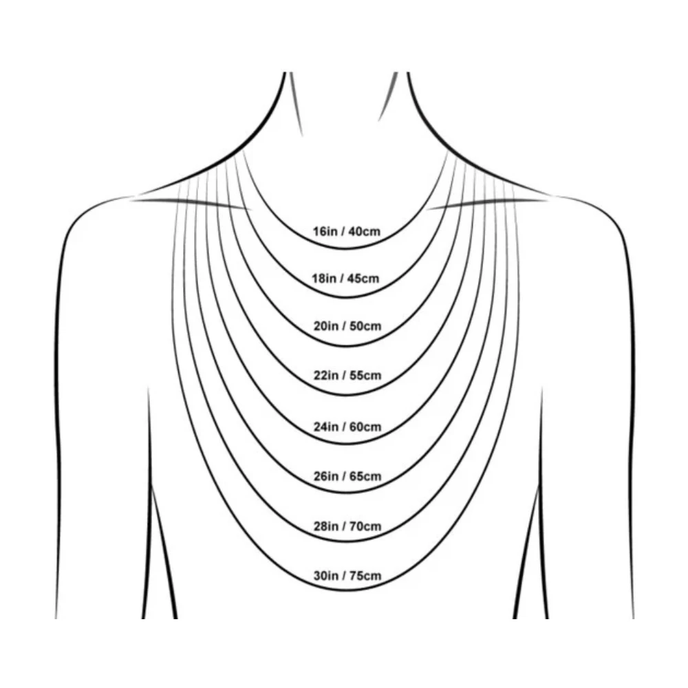 Cadena Tipo Serpiente Color Plateado 0.9 mm Medidas