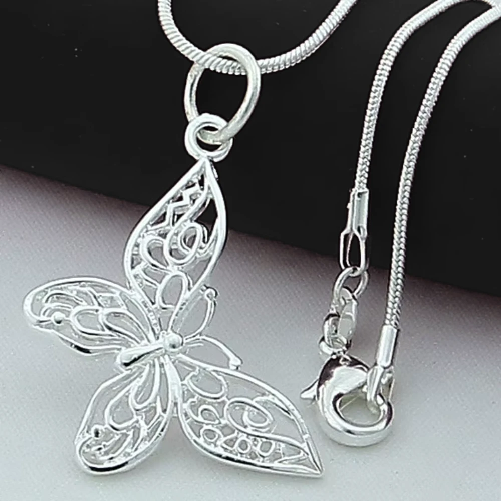 Collar Con Colgante De Mariposa Broches Collar Con Colgante De Mariposa Broches