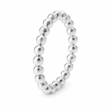 Anillo Plata 925 Antiestrés Esferas Derecha