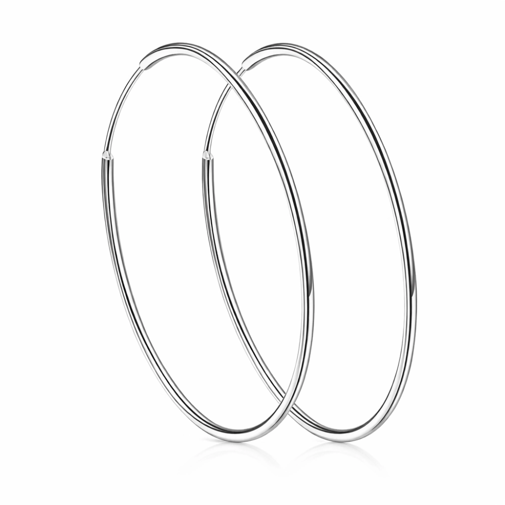 Aros argolla lisas 50 mm- brillo Aros argolla lisas 50 mm- brillo