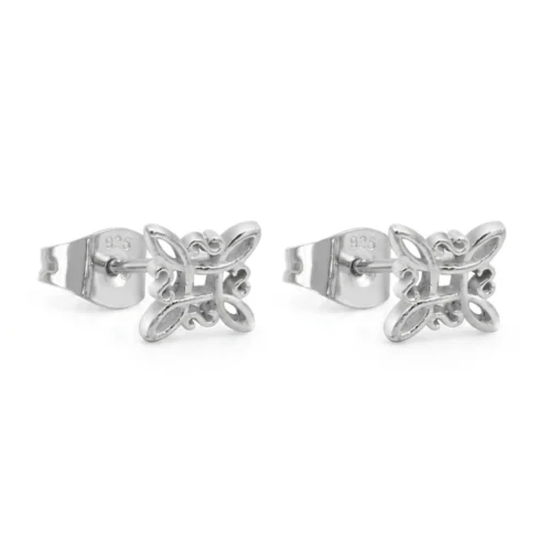 Aros Nudo de Brujas Plata 925 — Silverglam Aros Nudo de Brujas Plata 925 — Silverglam
