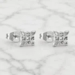 Aros de plata 925 nudo de brujas marmol Aros de plata 925 nudo de brujas marmol