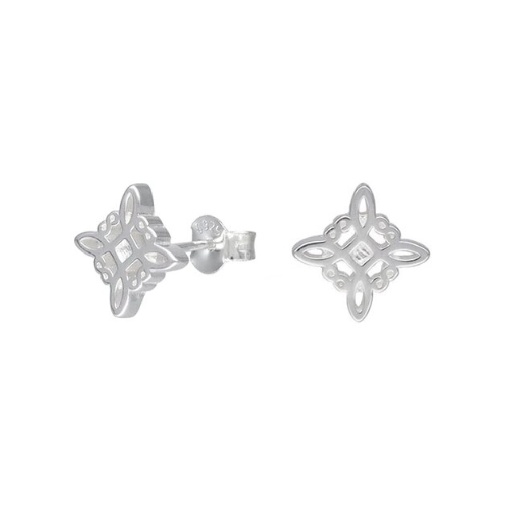 Aros nudo brujas 10 mm plata 925 — silverglam Aros nudo brujas 10 mm plata 925 — silverglam