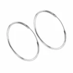 Aros de plata tipo argolla 35 mm — silverglam Aros de plata tipo argolla 35 mm — silverglam