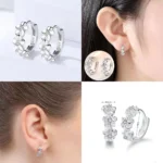 Aros plata flor camelia con circonita caracteristicas Aros plata flor camelia con circonita caracteristicas