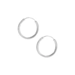 Aros argolla cuadrada lisa plata 925 — silverglam Aros argolla cuadrada lisa plata 925 — silverglam