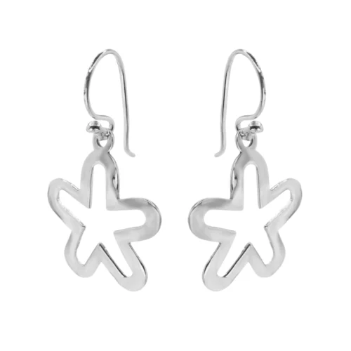 Aros flores martilladas plata 925 — silverglam Aros flores martilladas plata 925 — silverglam