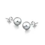 Aros esferas lisas plata 10 mm — silverglam Aros esferas lisas pata 10 mm — silverglam