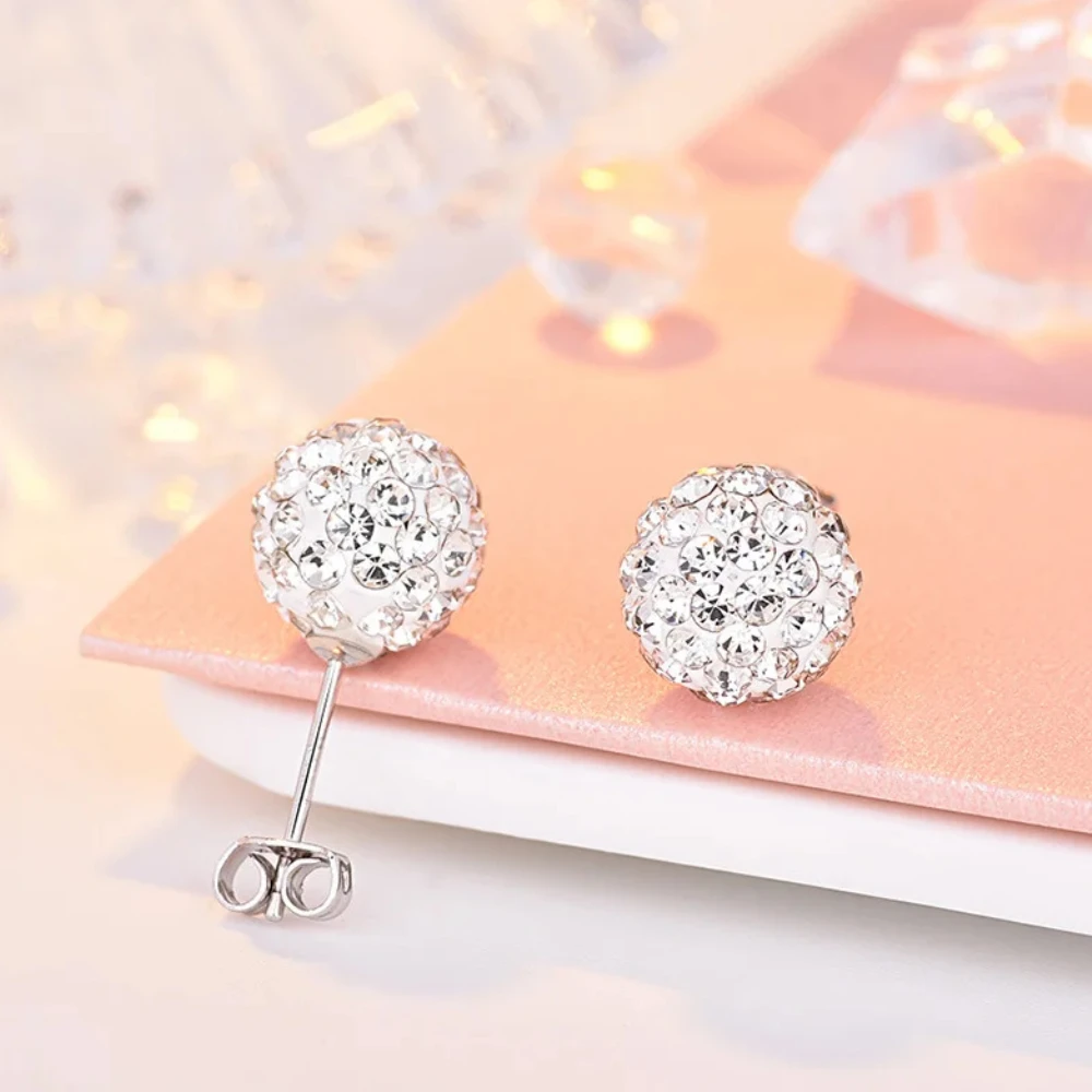 Aros de plata con micro circones incrustados fondos Aros de plata con micro circones incrustados fondos