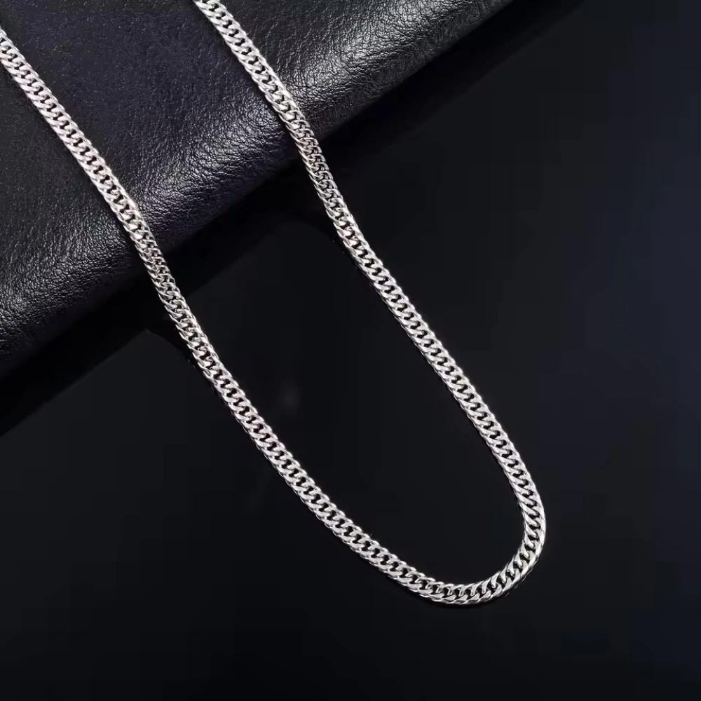 Cadena acero miami cuban 3 mm fondo Cadena acero miami cuban 3 mm fondo