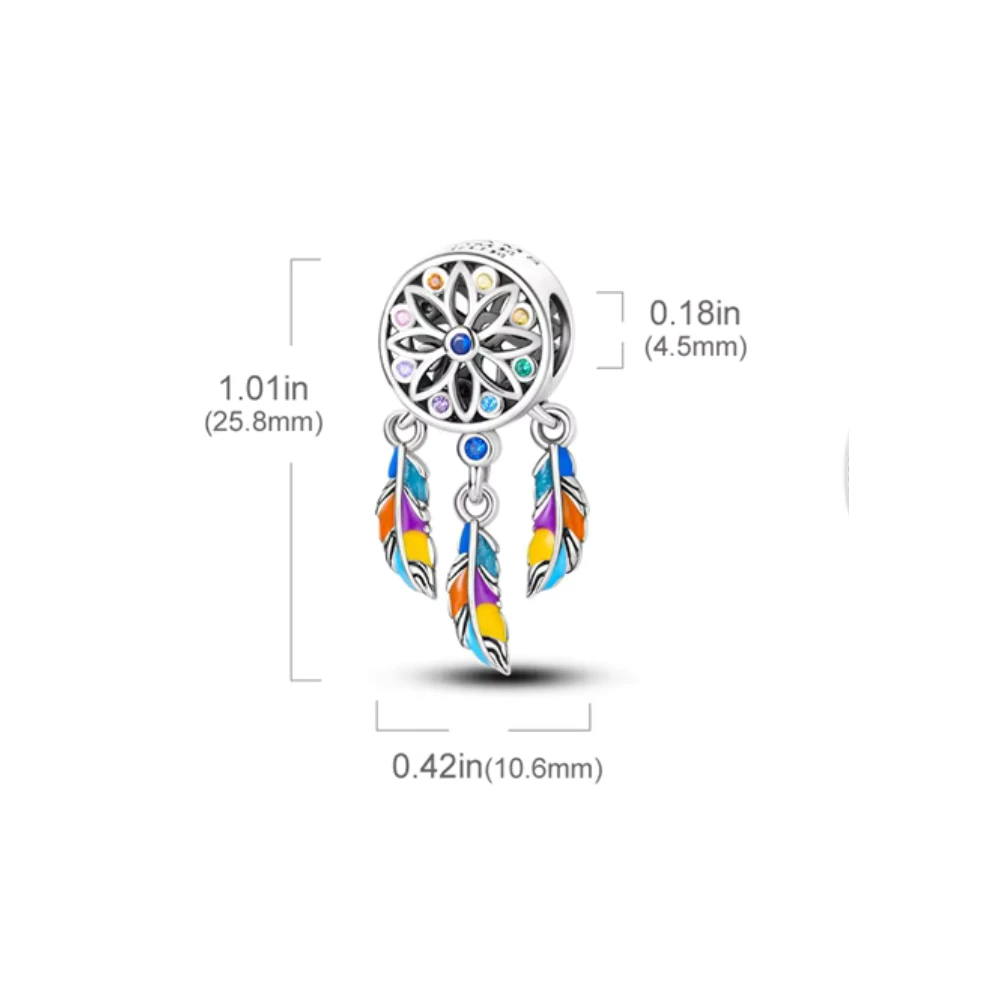 Charm alas con circones medidas Charm alas con circones medidas