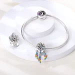 Charm alas con circones pulsera Charm alas con circones pulsera